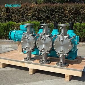 Depamu Dosing Pump Hydraulic Diaphragm Metering Pump for Various Chemicals, Water Treatment
